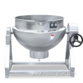 SS304 tilting type gas heating jacket cooking kettle